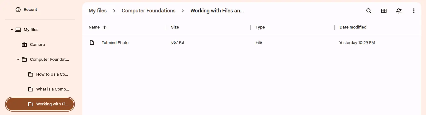 Creating files and Folders -Shamim Namanda.