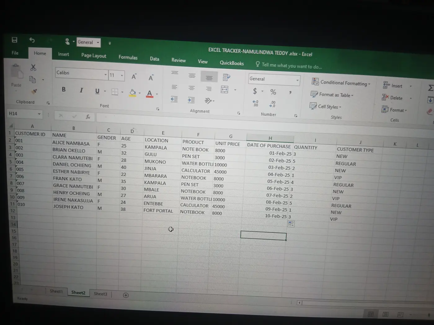 Guided project