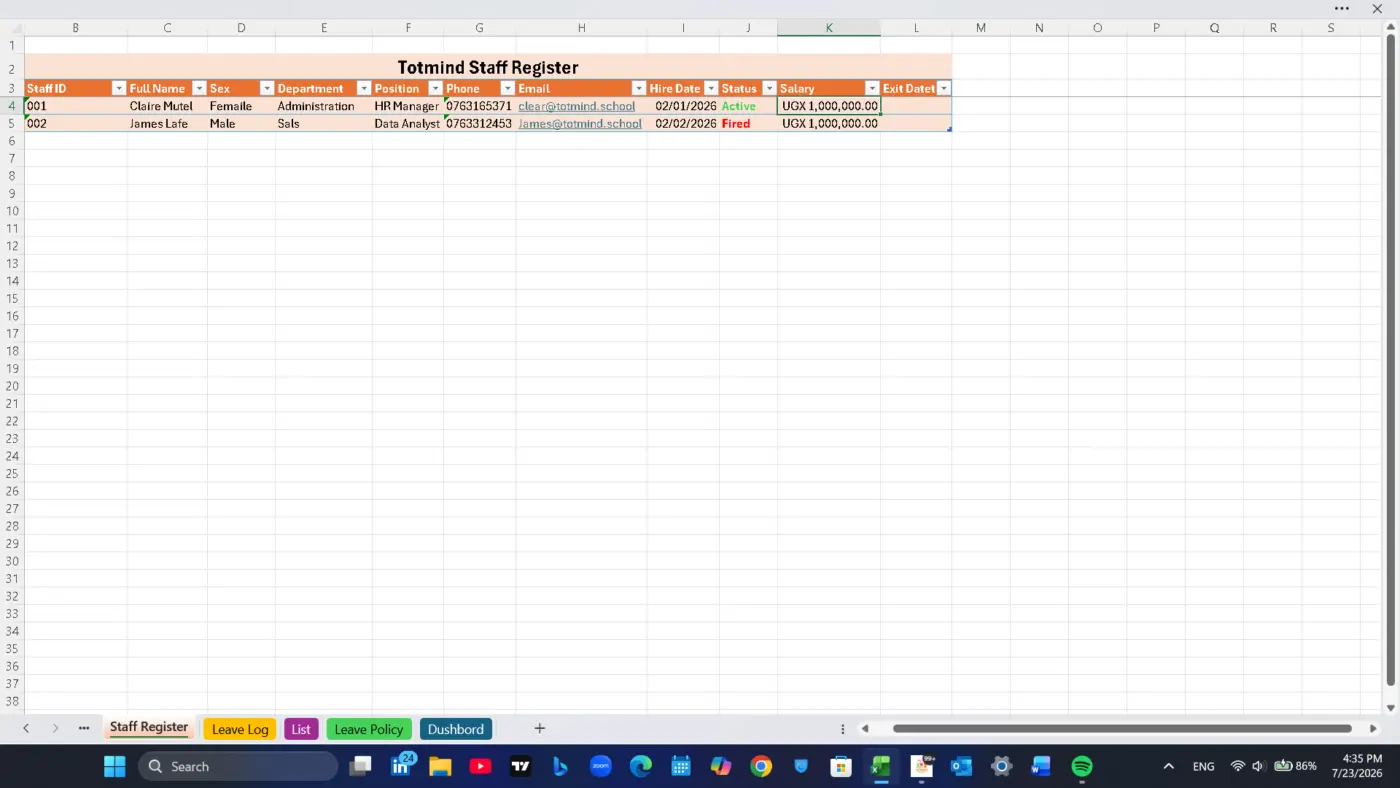 EAP3 Data Entry and management tools in Excel