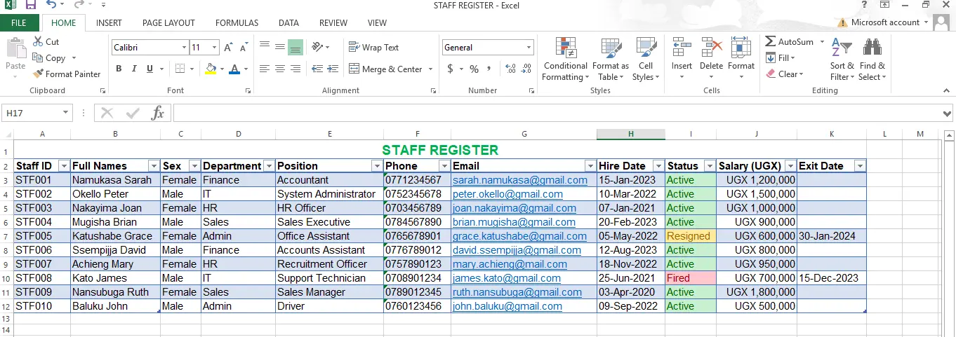 Data Entry & Management