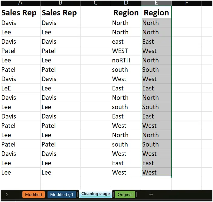Formatting, Styling & Modifying Data in Excel