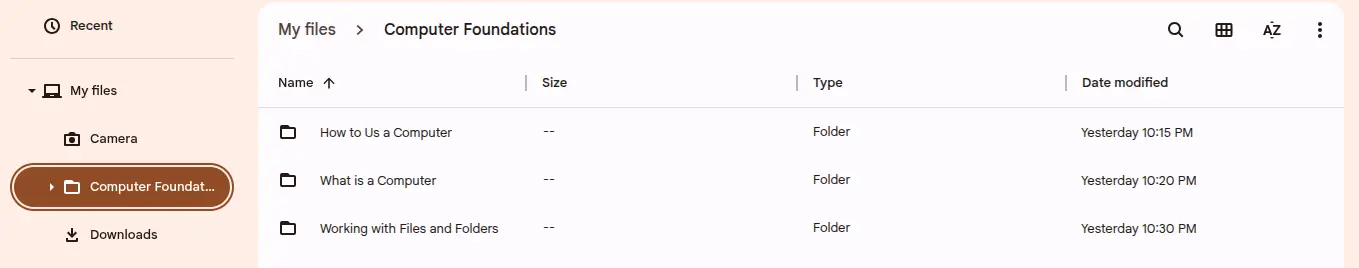 Creating files and Folders -Shamim Namanda.